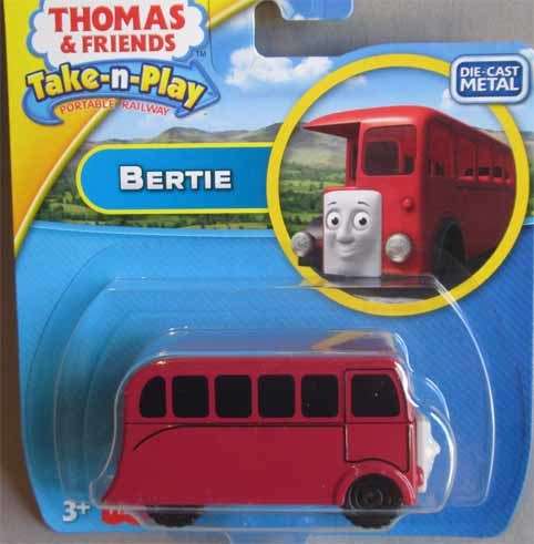 THOMAS & FRIENDS - BERTIE by FISHER-PRICE, TAKE-N-PLAY (NEW CARDED)