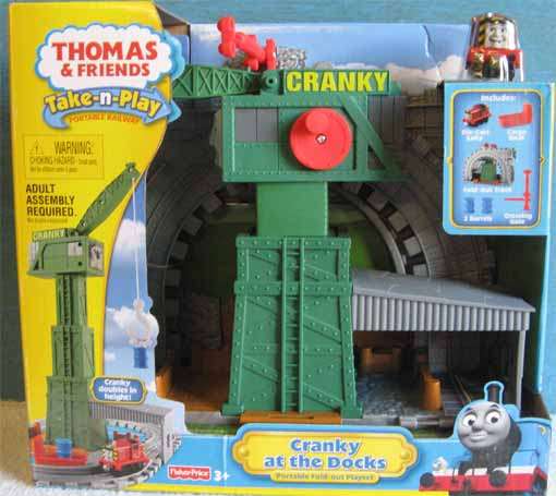 THOMAS & FRIENDS - CRANKY AT THE DOCKS, TAKE-N-PLAY by FISHER-PRICE