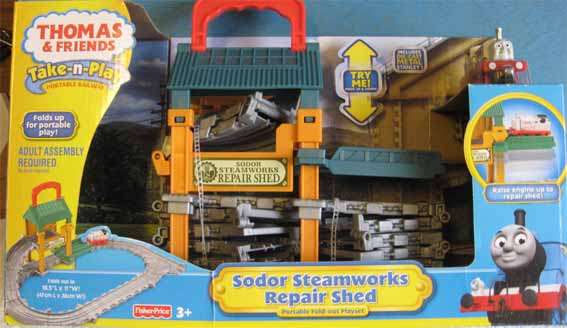 Sodor steamworks repair shed outlet
