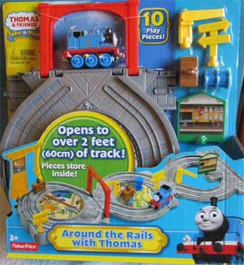 THOMAS & FRIENDS - AROUND THE RAILS, TAKE-N-PLAY by FISHER-PRICE (NEW BOXED)