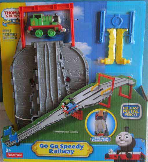 THOMAS & FRIENDS - GO GO SPEEDY RAILWAY by FISHER-PRICE, TAKE-N-PLAY (NEW BOXED)