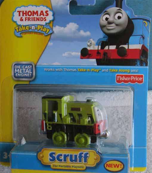 THOMAS & FRIENDS - SCRUFF by FISHER-PRICE, TAKE-N-PLAY (NEW CARDED)