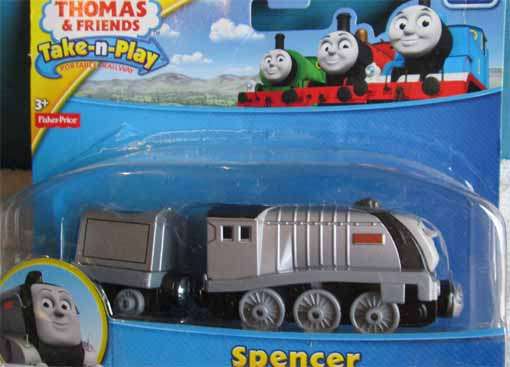 THOMAS & FRIENDS - SPENCER by FISHER-PRICE, TAKE-N-PLAY (NEW CARDED)