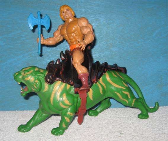 HE MAN AND BATTLE CAT - MASTERS OF THE UNIVERSE