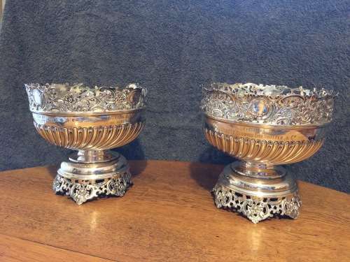 Almost a Pair of Late Victorian Silver  Vases - a Must have - Take a peek