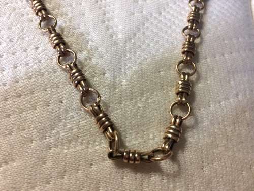 Old 9ct  Rose Gold Ladies necklace -take a peek at this lovely piece