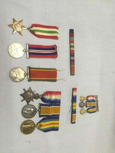 Group of Medals WW1 And WW2