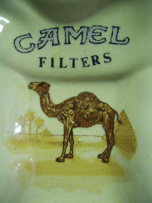 Pair of  advertising  "Camel  Filters " ashtrays - R1 Start - Take a look at these