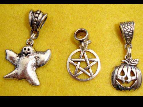 Halloween Spooky Charms For European Style Charm Bracelet or Necklace