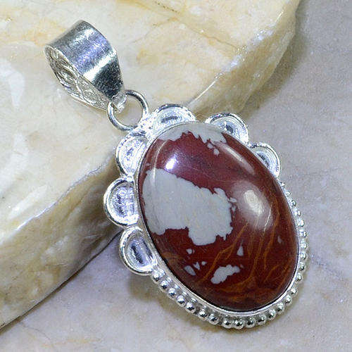 "Out of this World" Jasper Handcrafted Silver Fashion Pendant
