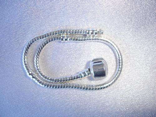Popular European Style Silver Charm Bracelet Approx. 23 cm around