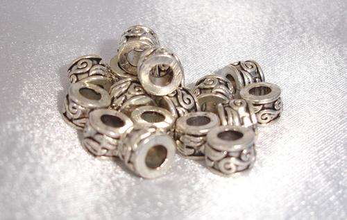Tibetan Silver Spacer Beads for European Style Charm Bracelet