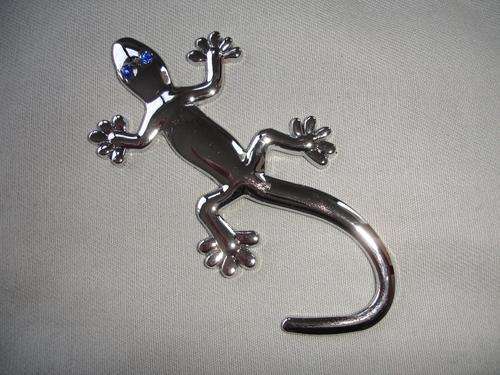 New Flashy Shiny Chrome Gecko Car Enhancement Decoration