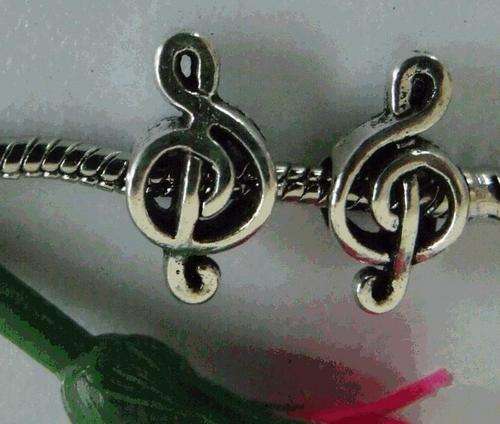 Musical Big Hole Charm Bead for European Style Charm Bracelet