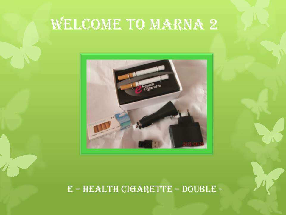 E - HEALTH CIGARETTE -- DOUBBLE--