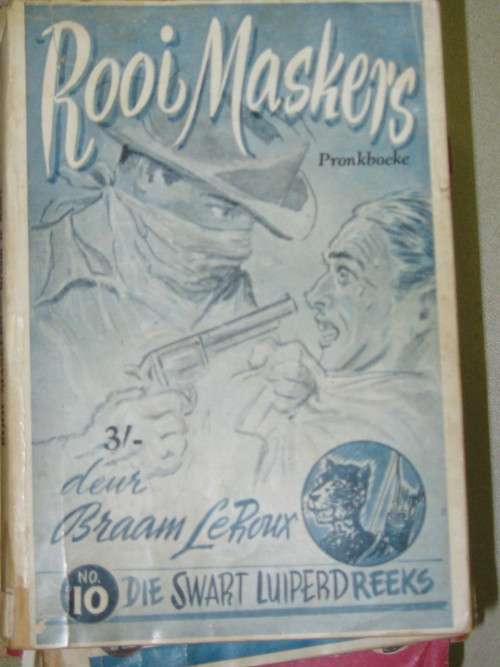 Die swartluiperd reeks no 10 Rooi Maskers deur Braam Le Roux
