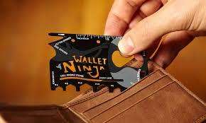 Wallet Ninja 18-in-1 Credit Card Sized Multi-Tool