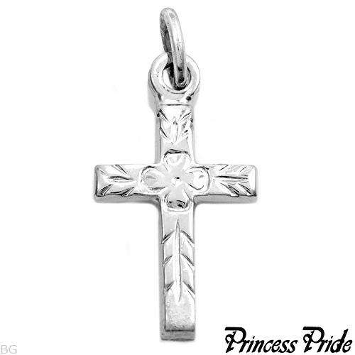 PRINCESS PRIDE Stunning Brand New Cross Pendant Made of 925 Sterling silver Length 16mm