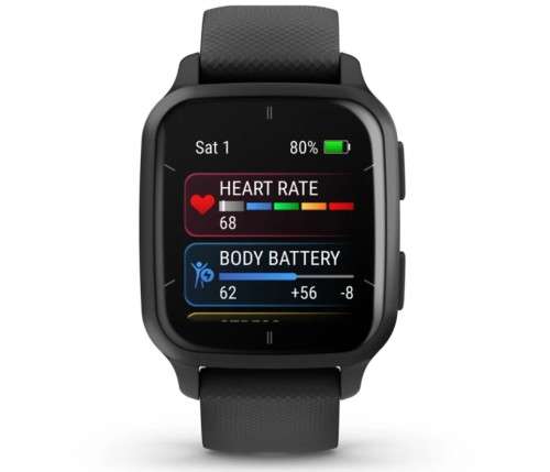 Garmin Venu Sq 2 - Music Edition Slate Black