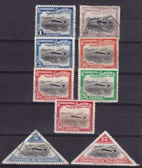 Mozambique Company - 1935 Airmail - Airplanes