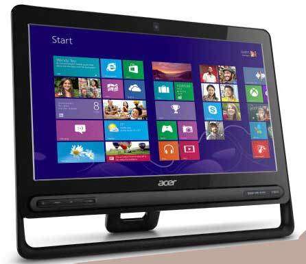 ACER ALL-IN-ONE 20", 1.70GHz , 8GB RAM, 500GB HD, WIFI, DVD-RW, CAM, WIN 8.1, ETC