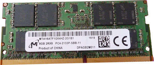 SAMSUNG/MICRON/SKHYNIX 8GB DDR4 2Rx8 PC4 2133P LAPTOP MEMORY RAM