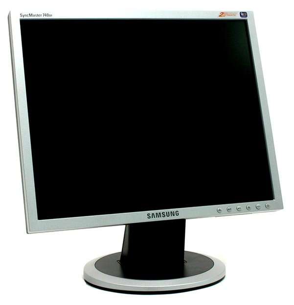 SAMSUNG SYNCMASTER 740BF 17" SILVER/BLACK TFT,  LCD MONITOR, DVI, VGA ETC.