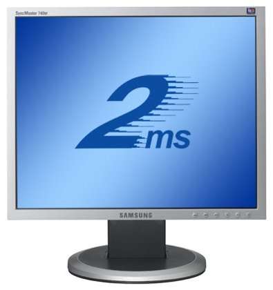 SAMSUNG SYNCMASTER 740BF 17" SILVER/BLACK TFT,  LCD MONITOR, DVI, VGA ETC.