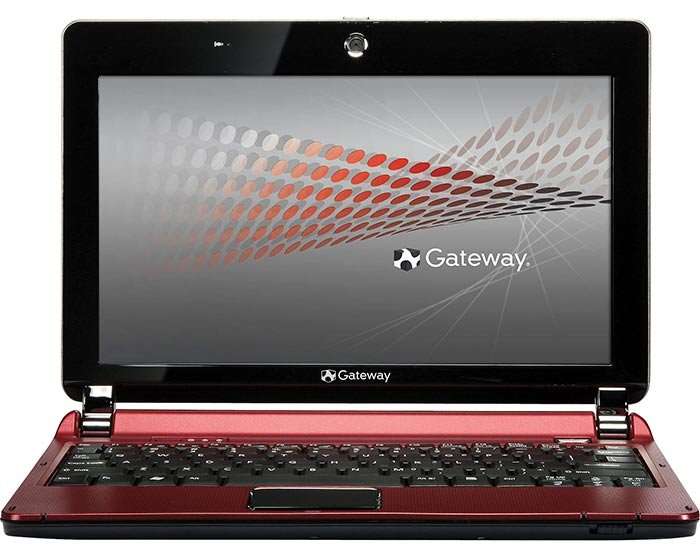 GATEWAY LT2041U NETBOOK 10.1" LED (CHERRY RED), 2GB RAM, 250GB HD, WIN 7 STARTER,WEBCAM, ETC
