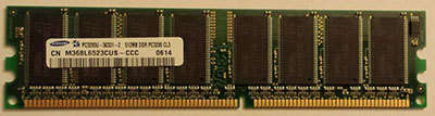 512mb ddr pc3200 cl3 desktop memory ram