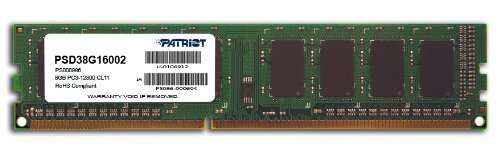PATRIOT / EVM 8GB PC3 - 12800 1600MHz DESKTOP MEMORY RAM