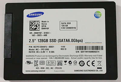 SAMSUNG/MICRON SSD 128Gb *128GB* 2.5" SATA 6GBPS SOLID STATE DRIVE