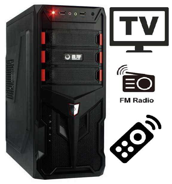 STYLISH PC CORE i5, 8GB RAM, 500GB HD,TV CARD WITH FM RADIO, REMOTE, DVD-RW, LIC WIN 7 PRO, ETC