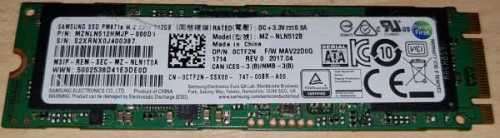 [BARGAIN] SAMSUNG SSD  PM871a M.2 2280 512GB SED, SOLID STATE DRIVE - LIKE NEW