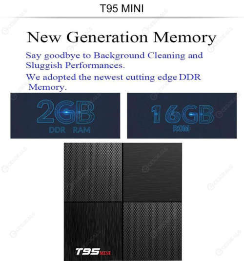 T95 SMART TV BOX, 6K UHD, 2GB,16GB ANDROID 9.0 - NETFLIX, YOUTUBE, SHOWMAX ETC.