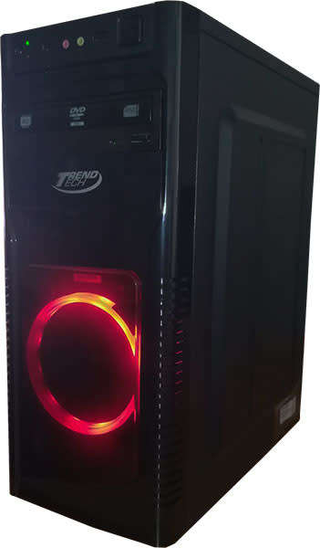 STYLISH DESKTOP PC CORE i7, 8GB RAM, 2TB HD, DVD-RW,  WIN 10 PRO, ETC