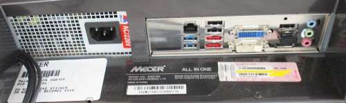 Mecer  all-in-one 23 inch, intel core i5, 8gb ram, 500gb hd,wifi, dvd-rw,cam, win 11 pro, etc