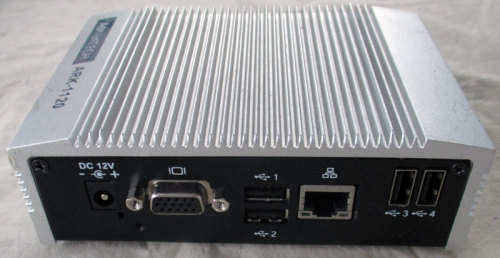 Advantech ARK-1120, mini deskto pc, intel atom cpu  N455, 2gb ram, 64gb ssd, win 10 pro,etc