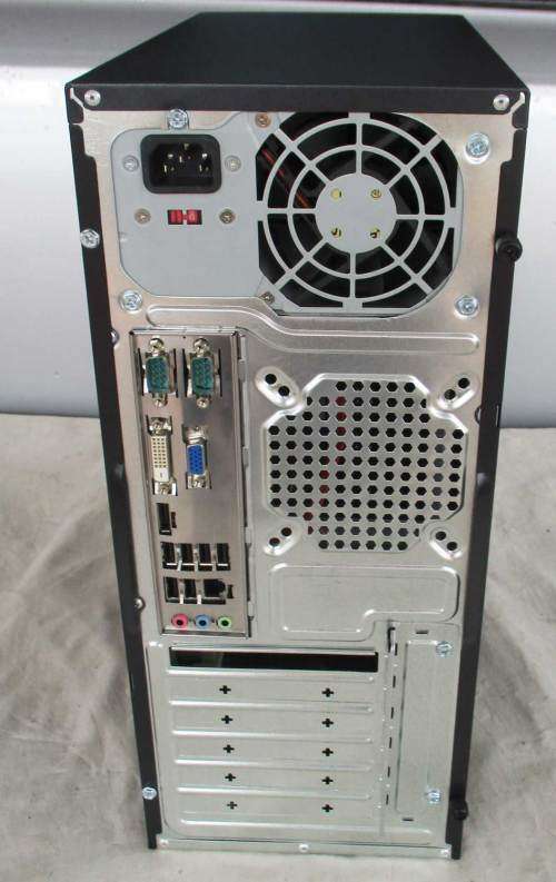 Stylish desktop pc with 2 rgb fan, intel core i5, 8gb ram, 500gb hd, dvd, win 11 pro,etc