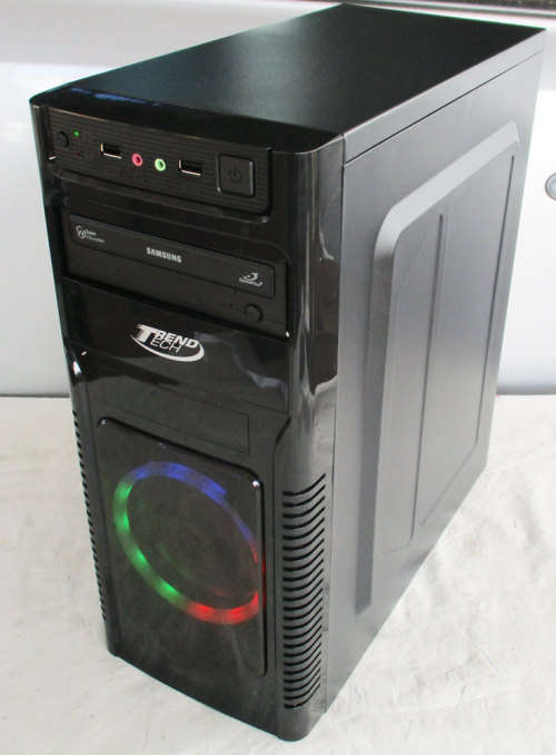 FIRESALE New Stylish desktop pc with rgb fan,intel 7th gen, core i3, 8gb ram, 1tb hd, win 11 pro,etc