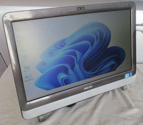 Mecer  all-in-one 23 inch, intel core i5, 8gb ram, 500gb hd,wifi, dvd-rw,cam, win 11 pro, etc