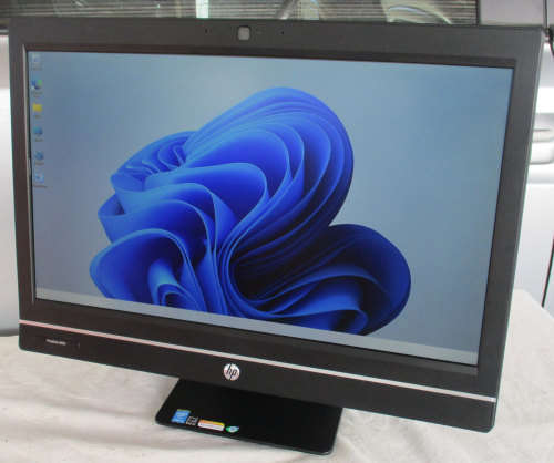 Hp pro one 600, all-in-one 21.5 inch, intel 4th gen core i5, 8gb ram, 500gb hd, win 11 pro, etc
