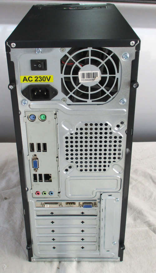 stylish gaming desktop pc, core i5, 8gb ram, 500gb hd, dvdrw, rgb case, amd radeon 1gb,win 11 pro