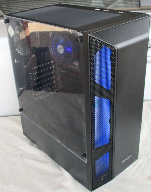 FIRESALE stylish desktop pc, 4th gen, core i7, 8gb ram, 256gb ssd, antec led case, win 11 pro, etc