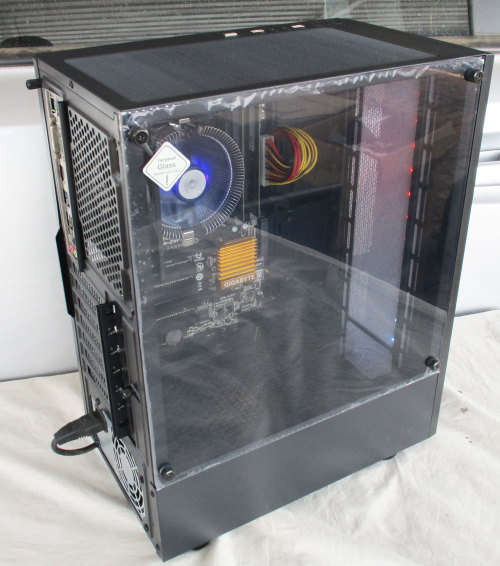 FIRESALE stylish desktop pc, 4th gen, core i7, 8gb ram, 256gb ssd, antec led case, win 11 pro, etc