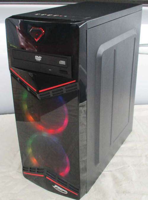 FIRESALE Stylish desktop pc with 2 rgb fan, intel core i5, 8gb ram, 640gb hd, dvd, win 11 pro,etc