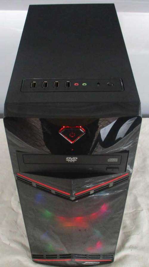 FIRESALE Stylish desktop pc with 2 rgb fan, intel core i5, 8gb ram, 640gb hd, dvd, win 11 pro,etc