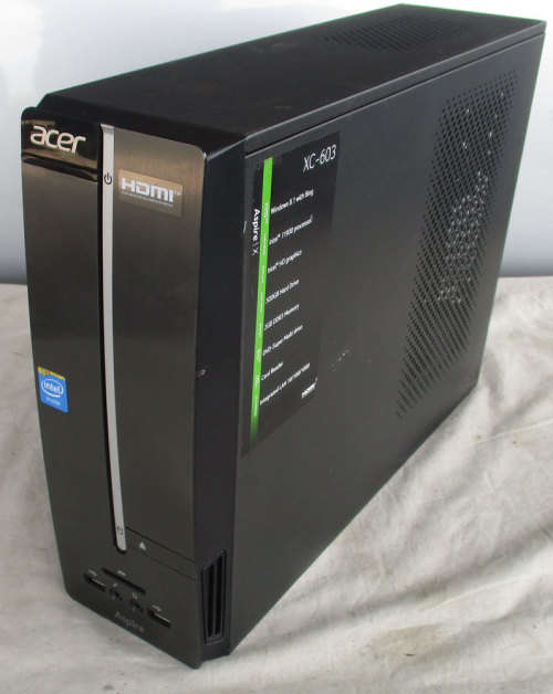 FIRESALE acer xc-603, desktop pc, intel Celeron CPU j1900, 4gb ram, `500gb hd, vga, win 10 home, etc