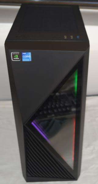 gaming pc with argb,  9th gen, intel core i5, 16gb ram, 256gb ssd and 1tb hd, Win 11 pro, etc