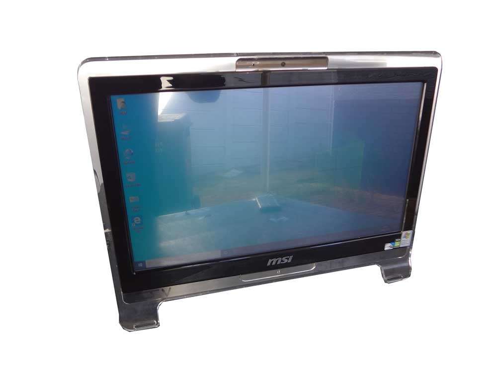 msi ms 6638, all-in-one 18 inch, intel atom cpu 280, 2gb ram, 160gb hd, wifi, win 10 pro, etc